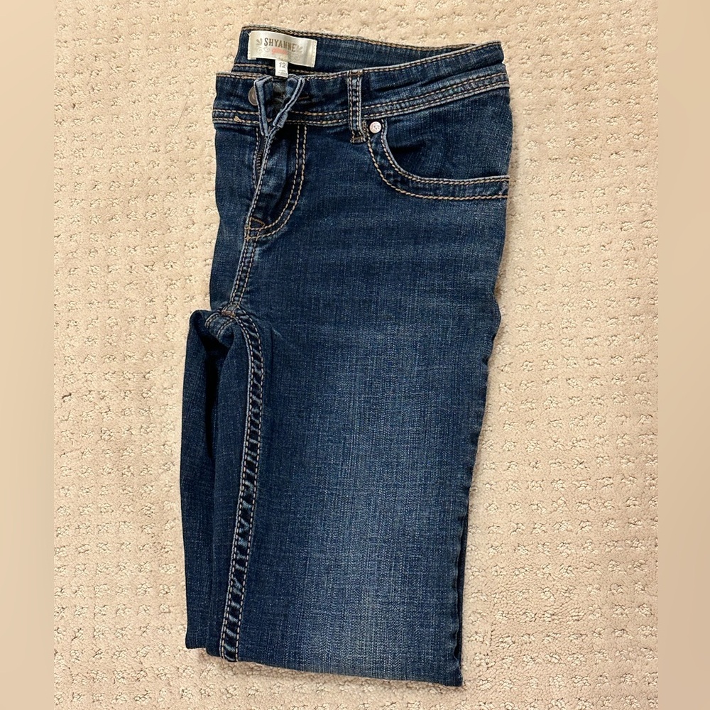 SOLD - Girls Shyanne Deep Indigo Denim Jeans - size 12